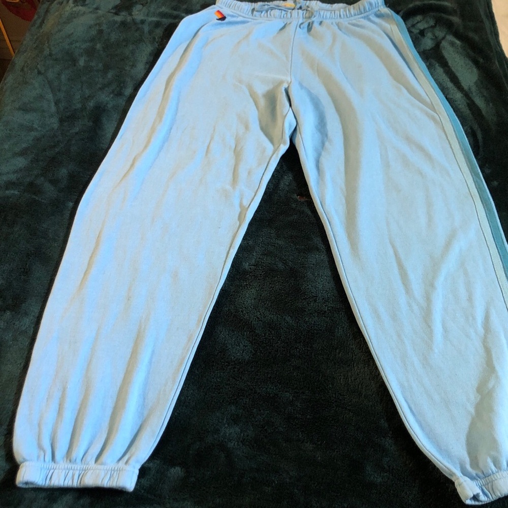 Blue Aviator Nation Joggers XLarge Has Some Tiny Spots
